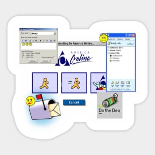 AOL Sticker